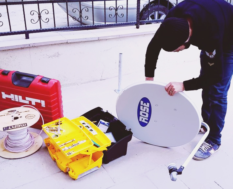 anak Anten Uydu Kurulumu